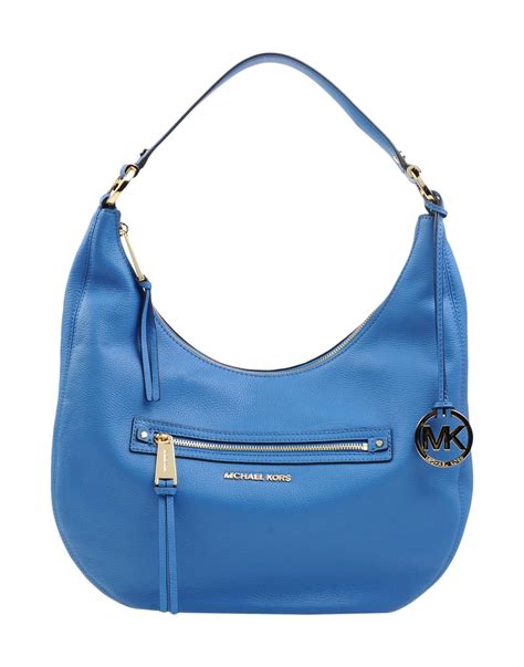 michael kors shoulder bag blue